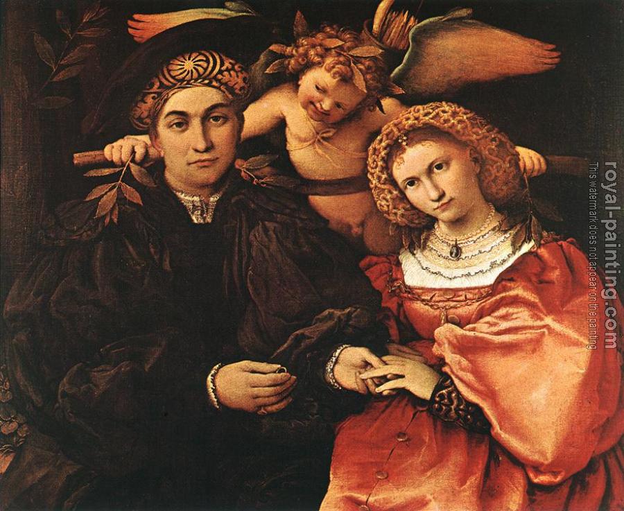 Lorenzo Lotto : Messer Marsilio and his Wife
